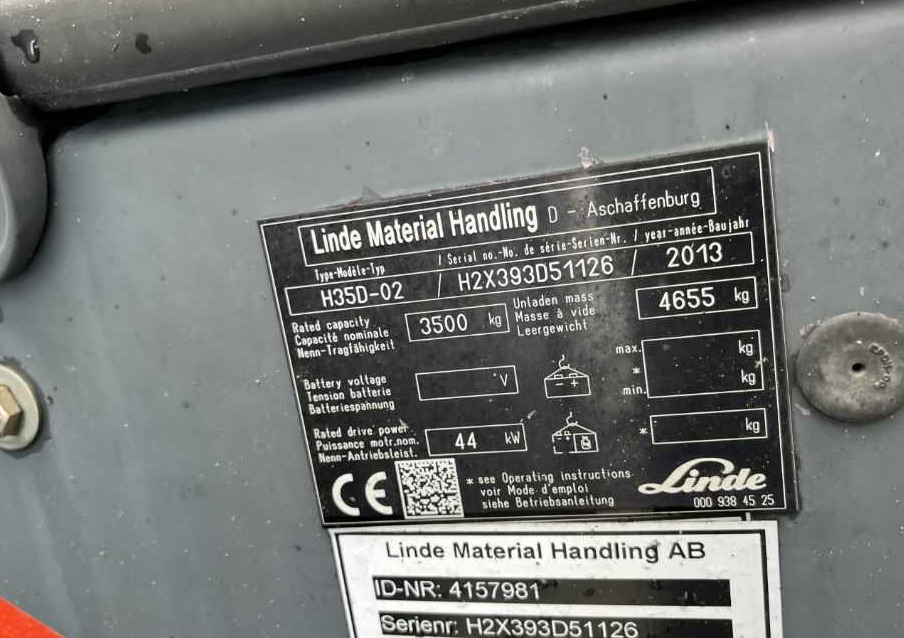 Linde H35D-01 - Diesel forklift: picture 4 Linde H35D-01 - Diesel forklift: picture 4