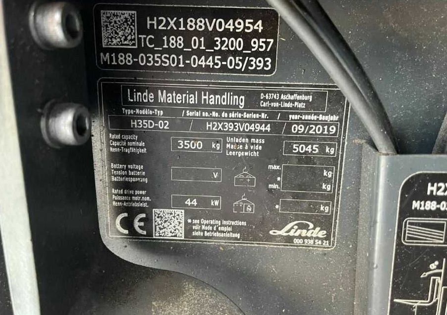 Linde H35D-02 - Diesel forklift: picture 4 Linde H35D-02 - Diesel forklift: picture 4