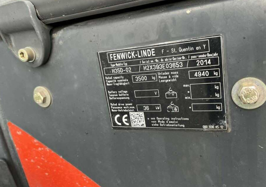 Linde H35D-02 - Diesel forklift: picture 4 Linde H35D-02 - Diesel forklift: picture 4
