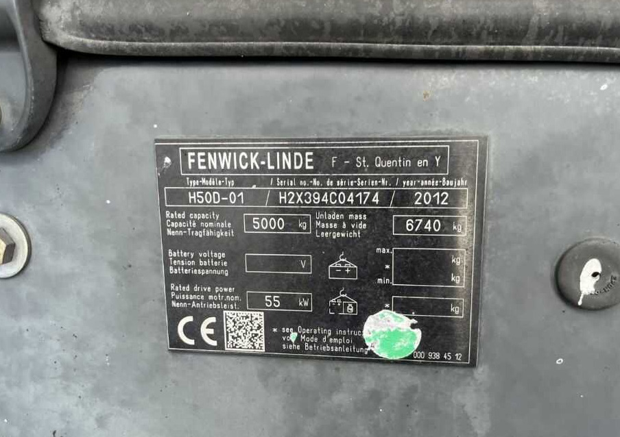 Linde H50D-01 - Diesel forklift: picture 4 Linde H50D-01 - Diesel forklift: picture 4