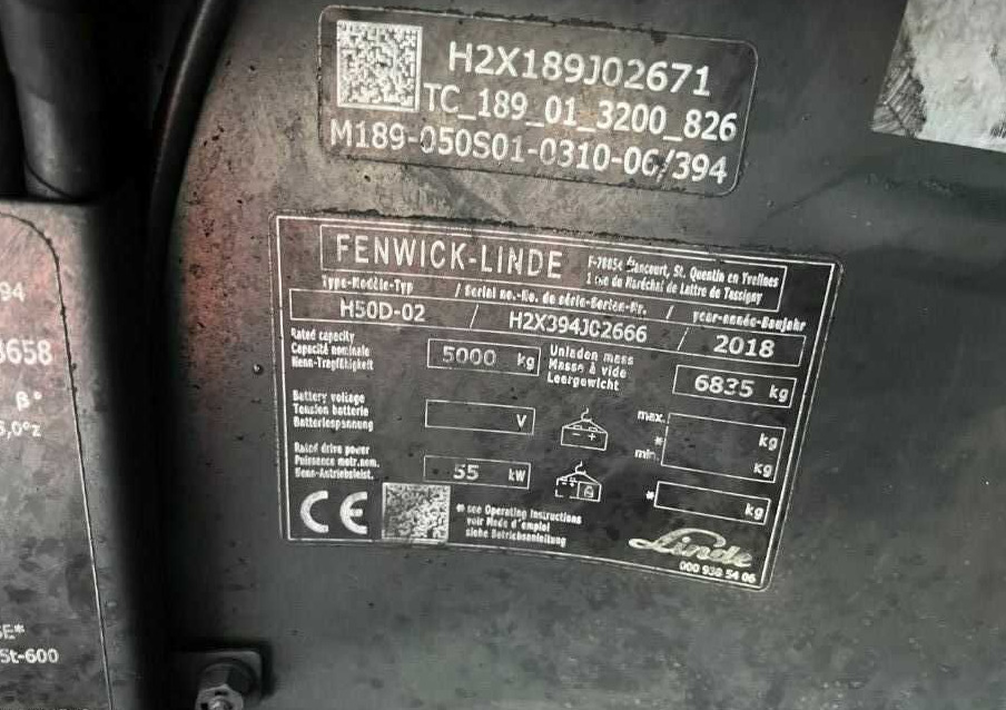 Linde H50D-02 - Diesel forklift: picture 4 Linde H50D-02 - Diesel forklift: picture 4