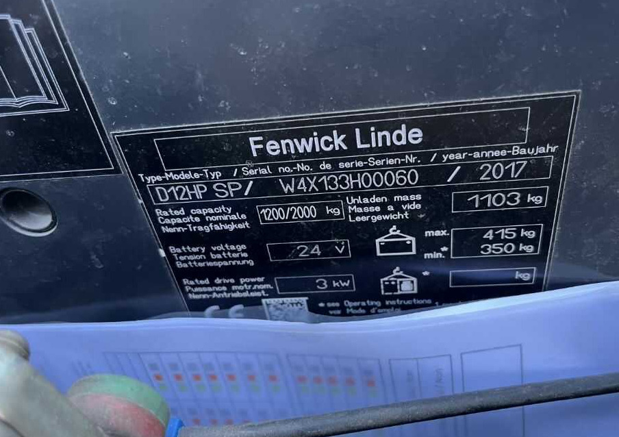 Linde L12LHP - Stacker: picture 4 Linde L12LHP - Stacker: picture 4