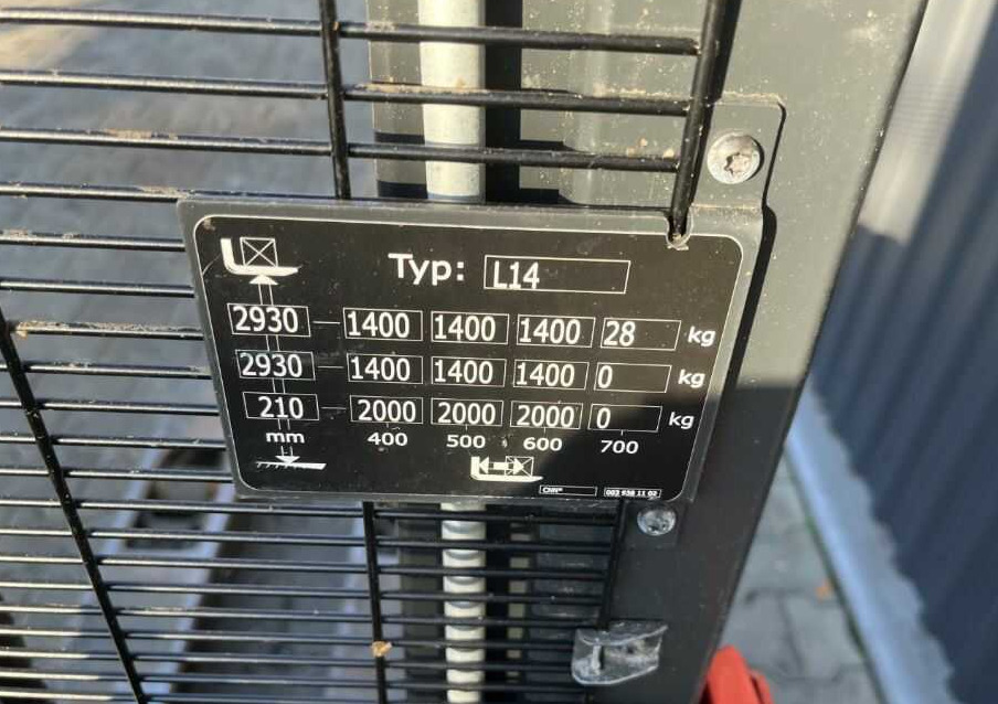 Linde L14 - Stacker: picture 5 Linde L14 - Stacker: picture 5