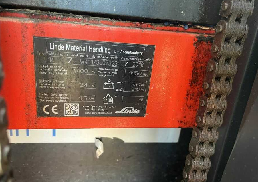 Linde L14 - Stacker: picture 4 Linde L14 - Stacker: picture 4