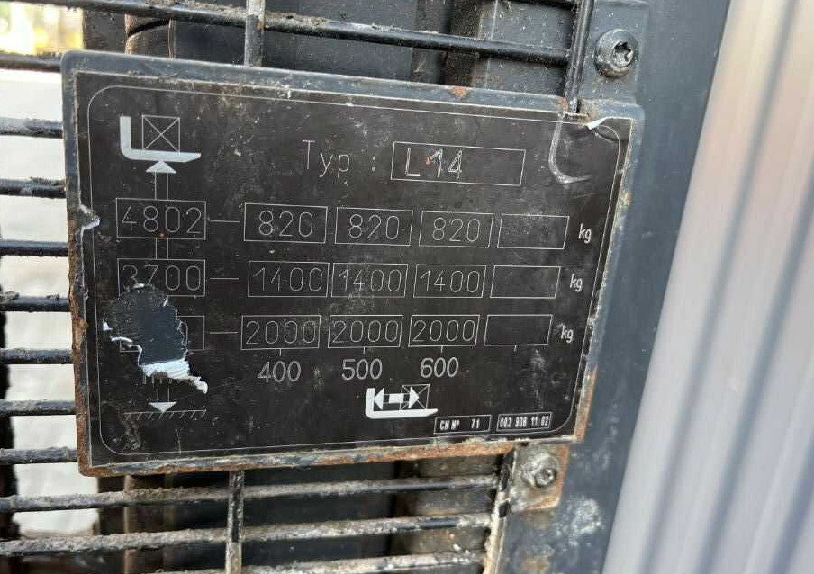 Linde L14i - Stacker: picture 5 Linde L14i - Stacker: picture 5