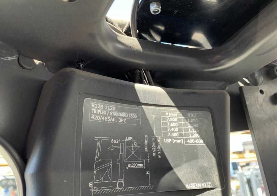 Reach truck Linde R12B: picture 6