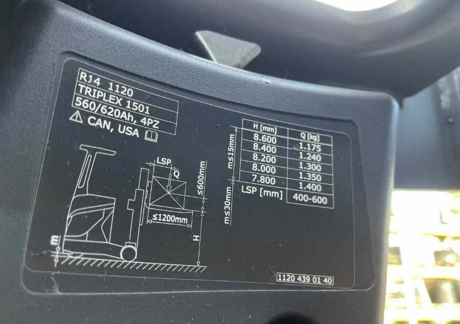 Linde R14-01 - Reach truck: picture 5 Linde R14-01 - Reach truck: picture 5