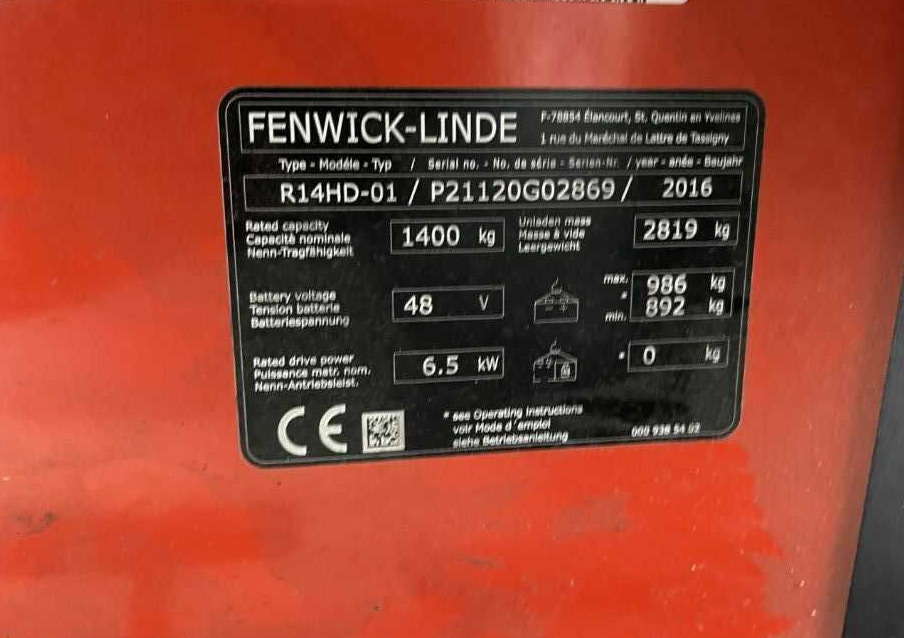 Linde R14HD - Reach truck: picture 4 Linde R14HD - Reach truck: picture 4
