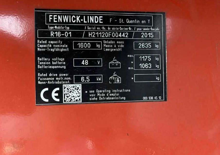 Linde R16 - Reach truck: picture 4 Linde R16 - Reach truck: picture 4