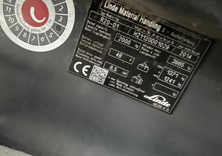 Linde R20-01 - Reach truck: picture 4 Linde R20-01 - Reach truck: picture 4