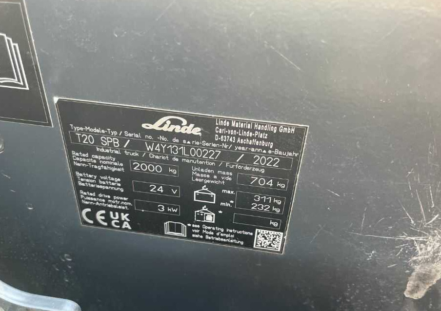 Linde T20SPB - Pallet truck: picture 4 Linde T20SPB - Pallet truck: picture 4