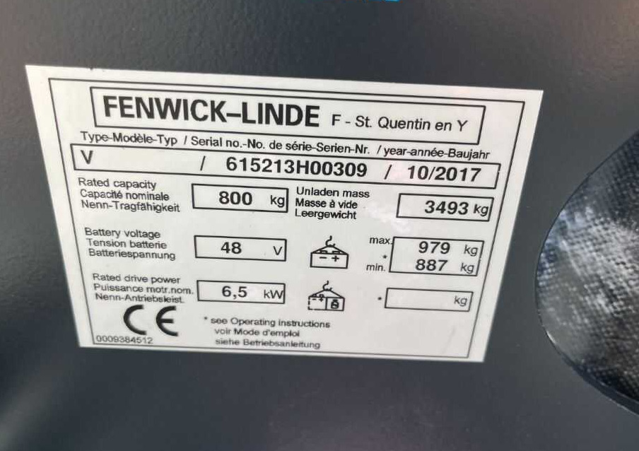 Linde V - Order picker: picture 4 Linde V - Order picker: picture 4