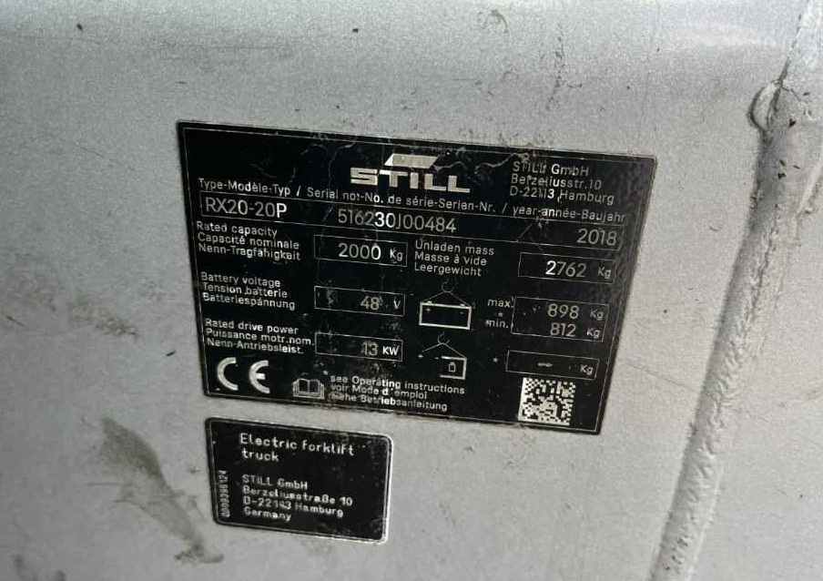 Still RX20-20P - Electric forklift: picture 4 Still RX20-20P - Electric forklift: picture 4