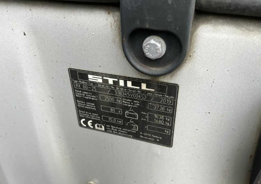Still RX60-25 - Electric forklift: picture 4 Still RX60-25 - Electric forklift: picture 4