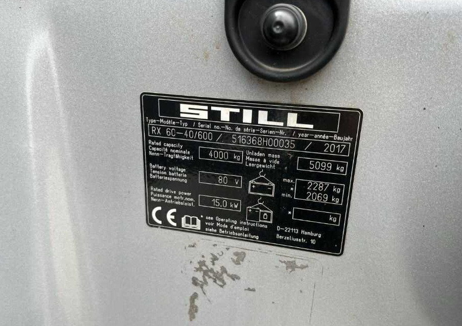 Still RX60-40/600 - Electric forklift: picture 1 Still RX60-40/600 - Electric forklift: picture 1