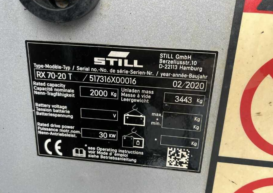Still RX70-20T - LPG forklift: picture 4 Still RX70-20T - LPG forklift: picture 4