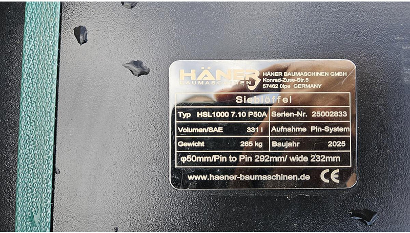 Haner HSL1000 7.10 P50A - Bucket: picture 5 Haner HSL1000 7.10 P50A - Bucket: picture 5
