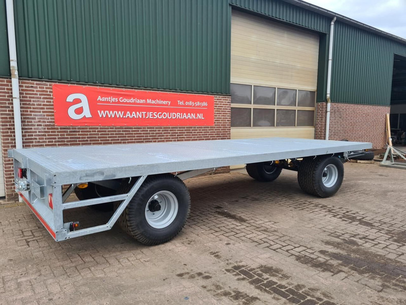 Balenwagen verzinkt - Dropside/ Flatbed trailer: picture 3 Balenwagen verzinkt - Dropside/ Flatbed trailer: picture 3
