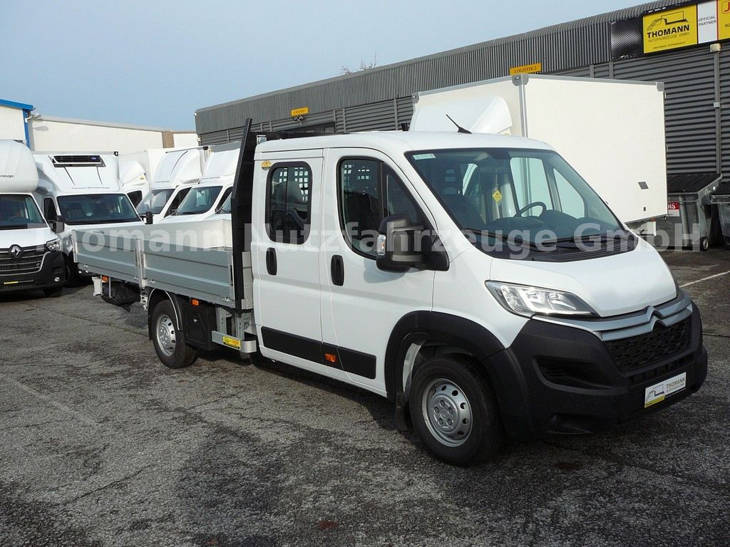 New Open body delivery van, Combi van Citroën Jumper 140Hdi Pritsche 7 Sitzer AHK Klima: picture 1
