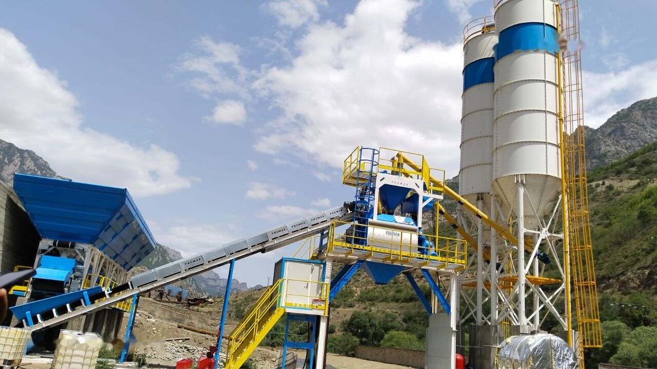 Promax Compact Concrete Batching Plant C120-TWN-LINE (120m3/h) - Concrete plant: picture 2 Promax Compact Concrete Batching Plant C120-TWN-LINE (120m3/h) - Concrete plant: picture 2