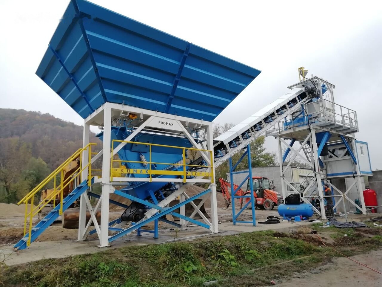 Promax Compact Concrete Batching Plant PROMAX C60-SNG PLUS (60m³/h) - Concrete plant: picture 5 Promax Compact Concrete Batching Plant PROMAX C60-SNG PLUS (60m³/h) - Concrete plant: picture 5
