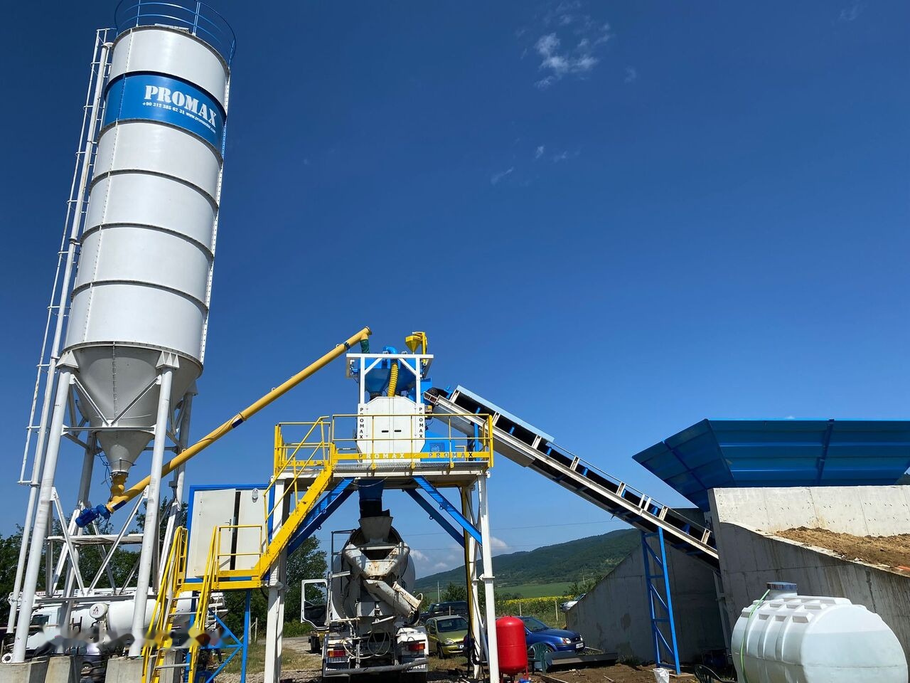 Promax Compact Concrete Batching Plant PROMAX C60-SNG PLUS (60m³/h) - Concrete plant: picture 3 Promax Compact Concrete Batching Plant PROMAX C60-SNG PLUS (60m³/h) - Concrete plant: picture 3