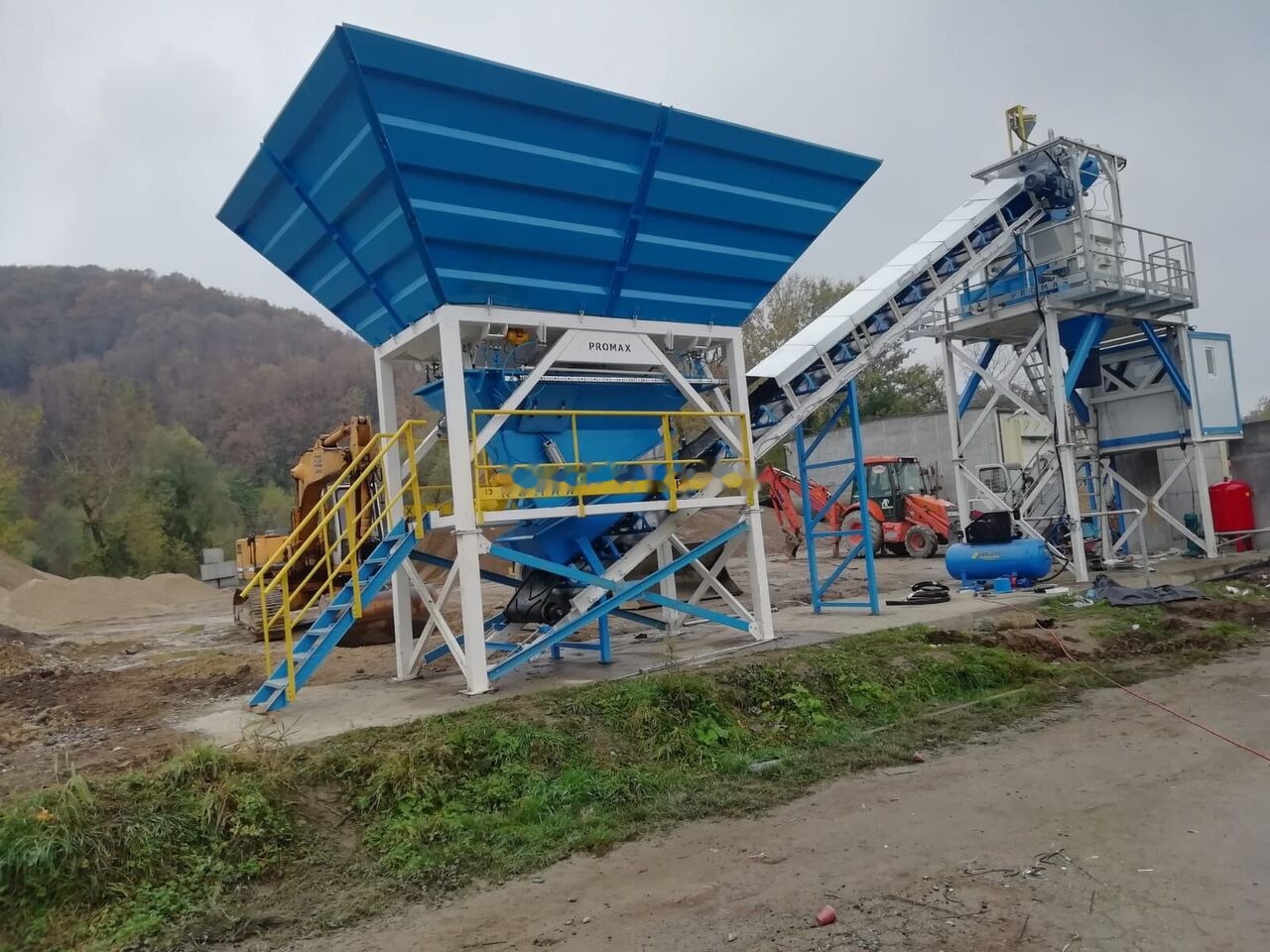 Promax Compact Concrete Batching Plant PROMAX C60-SNG PLUS (60m³/h) - Concrete plant: picture 4 Promax Compact Concrete Batching Plant PROMAX C60-SNG PLUS (60m³/h) - Concrete plant: picture 4