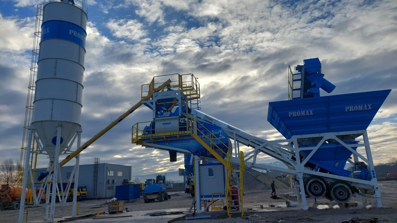 Promax Mobile Concrete Batching Plant PROMAX M100-TWN (100m³/h) - Concrete plant: picture 4 Promax Mobile Concrete Batching Plant PROMAX M100-TWN (100m³/h) - Concrete plant: picture 4
