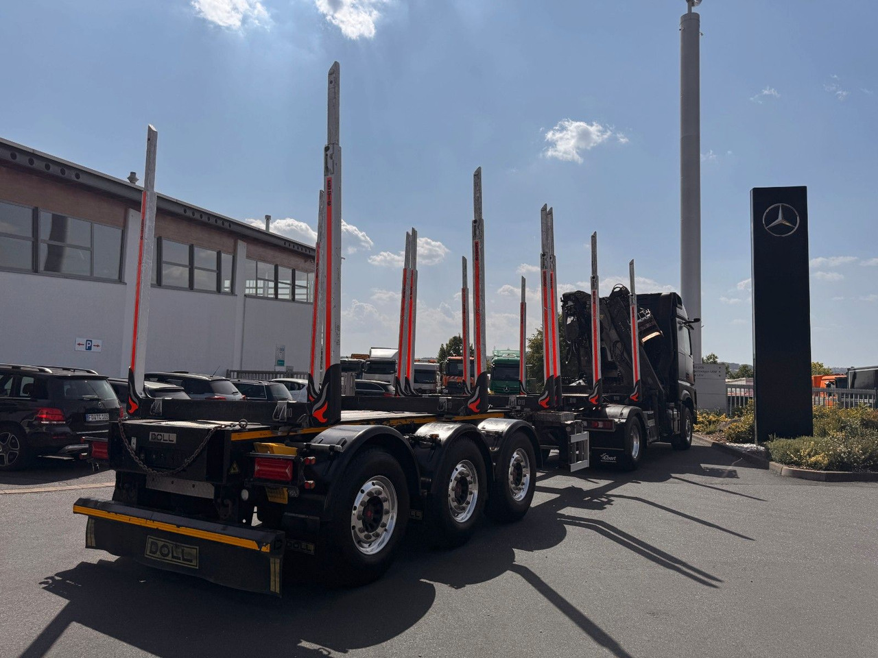 Doll H3L-14X Langholz Lift+Lenkachse - Log semi-trailer: picture 1 Doll H3L-14X Langholz Lift+Lenkachse - Log semi-trailer: picture 1