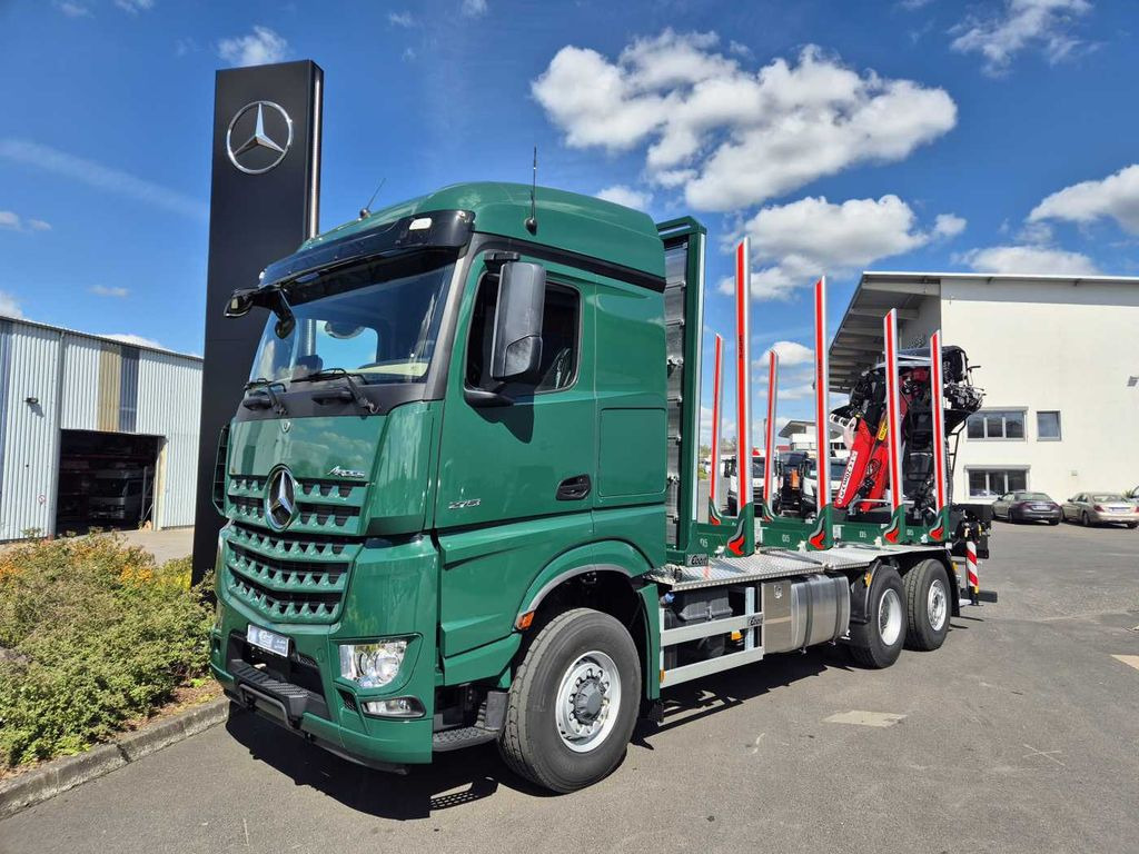 Mercedes-Benz Arocs 2751 L 6x2 (6x4) HAD + Kran: Epsilon M12Z - Logging truck, Crane truck: picture 1 Mercedes-Benz Arocs 2751 L 6x2 (6x4) HAD + Kran: Epsilon M12Z - Logging truck, Crane truck: picture 1