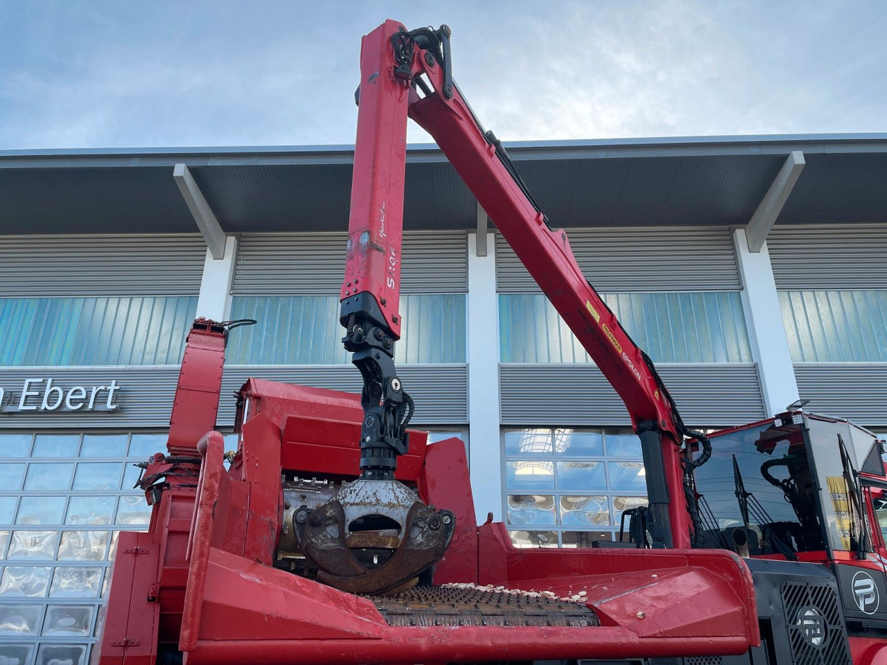 Logging truck, Crane truck Mercedes-Benz TUROX 8x8 Eschlböck Biber 92 Holzhacker / 1.512h: picture 12 Logging truck, Crane truck Mercedes-Benz TUROX 8x8 Eschlböck Biber 92 Holzhacker / 1.512h: picture 12