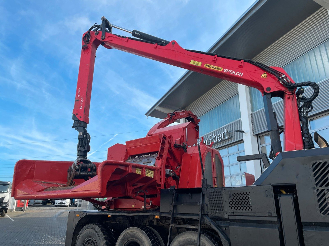 Logging truck, Crane truck Mercedes-Benz TUROX 8x8 Eschlböck Biber 92 Holzhacker / 1.512h: picture 10 Logging truck, Crane truck Mercedes-Benz TUROX 8x8 Eschlböck Biber 92 Holzhacker / 1.512h: picture 10