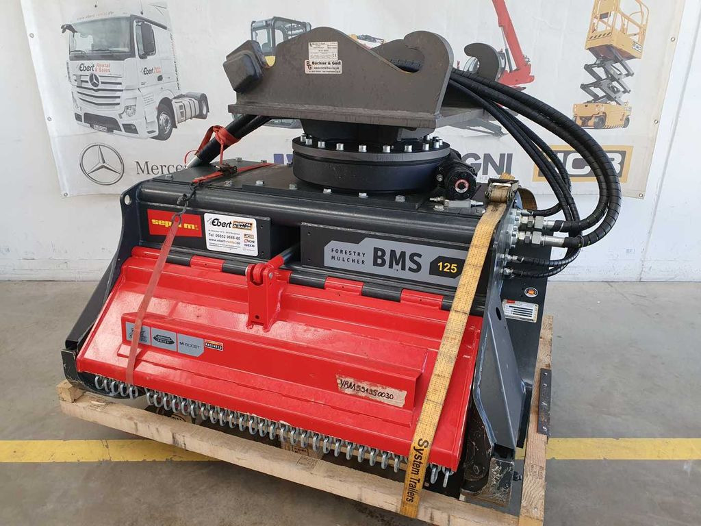 Seppi M. BMS 125 Forstmulcher / Drehmotor / DEMO - Forestry mulcher: picture 2 Seppi M. BMS 125 Forstmulcher / Drehmotor / DEMO - Forestry mulcher: picture 2