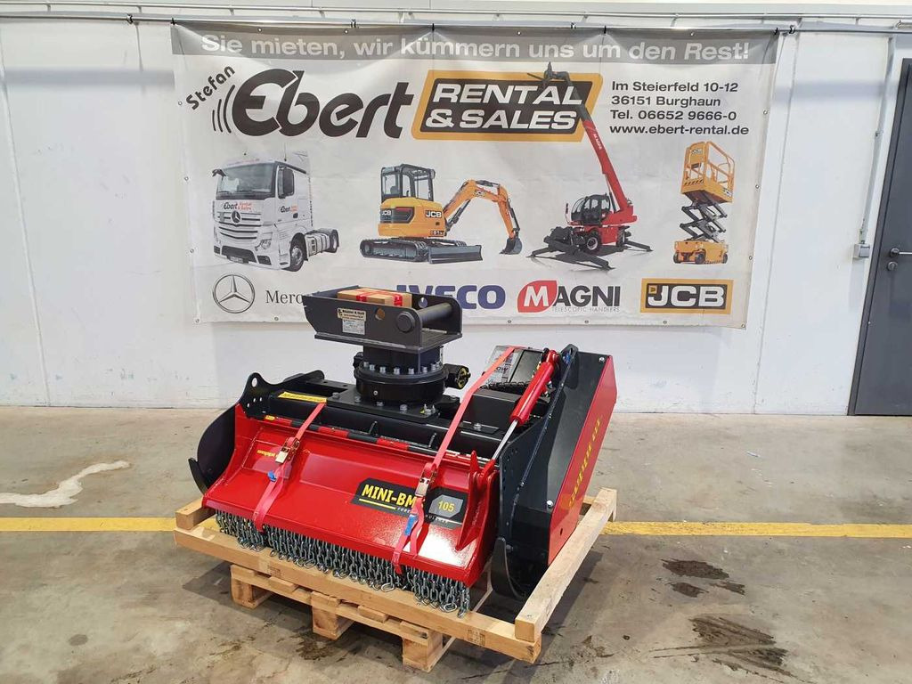 Seppi M. MINI-BMS 105 / Forstmulcher / Drehmotor - Forestry mulcher: picture 1 Seppi M. MINI-BMS 105 / Forstmulcher / Drehmotor - Forestry mulcher: picture 1