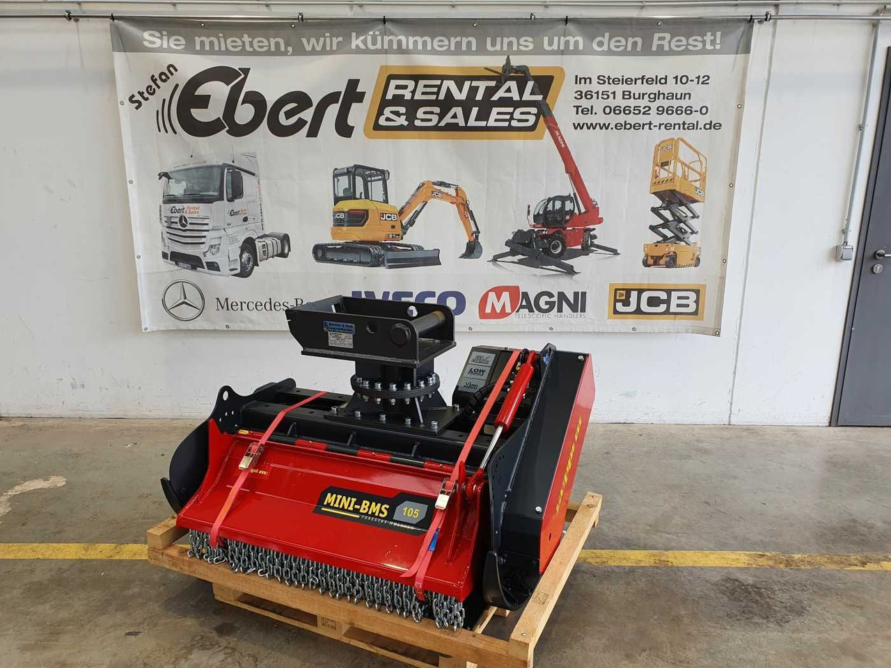 Seppi M. MINI-BMS 105 Forstmulcher MS08 / NEU - Forestry mulcher: picture 1 Seppi M. MINI-BMS 105 Forstmulcher MS08 / NEU - Forestry mulcher: picture 1