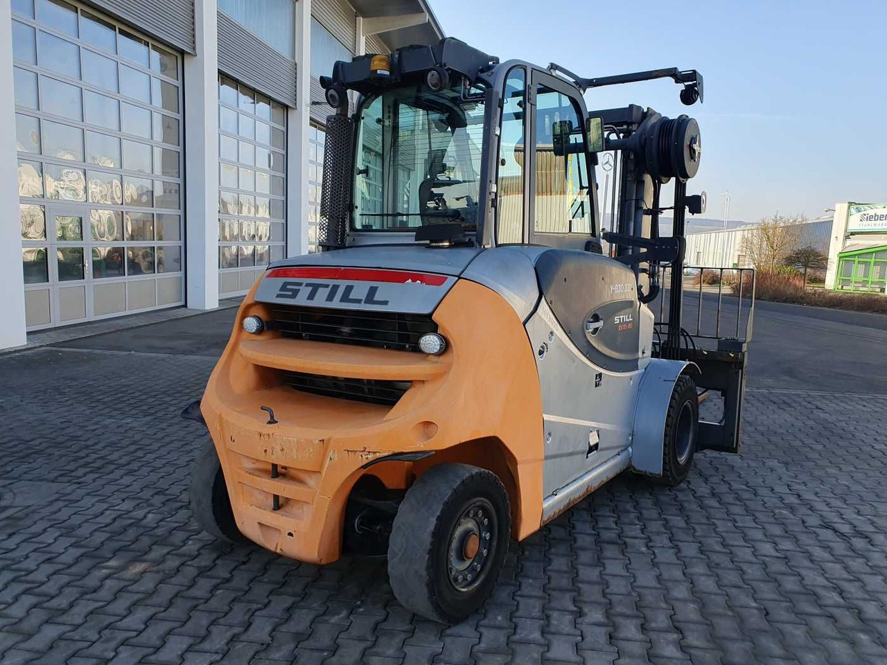 Still RX70-80 / Duplex: 4.70m! / Zinkenversteller / SS - Diesel forklift: picture 3 Still RX70-80 / Duplex: 4.70m! / Zinkenversteller / SS - Diesel forklift: picture 3