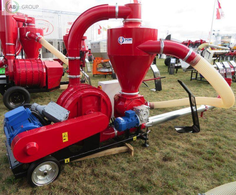 POM Augustów suction and force conveyor with three-impeller ventilator T449/2 - Post-harvest equipment: picture 1 POM Augustów suction and force conveyor with three-impeller ventilator T449/2 - Post-harvest equipment: picture 1