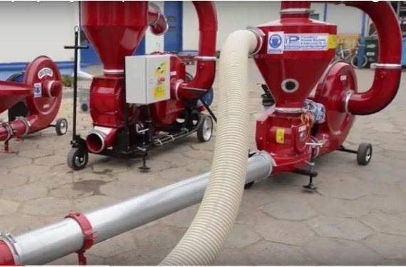 POM Augustów suction and force pneumatic conveyor T207/1 - Post-harvest equipment: picture 3 POM Augustów suction and force pneumatic conveyor T207/1 - Post-harvest equipment: picture 3