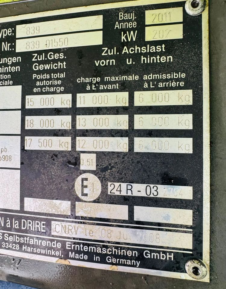 Claas Tucano 450 - Combine harvester: picture 5 Claas Tucano 450 - Combine harvester: picture 5