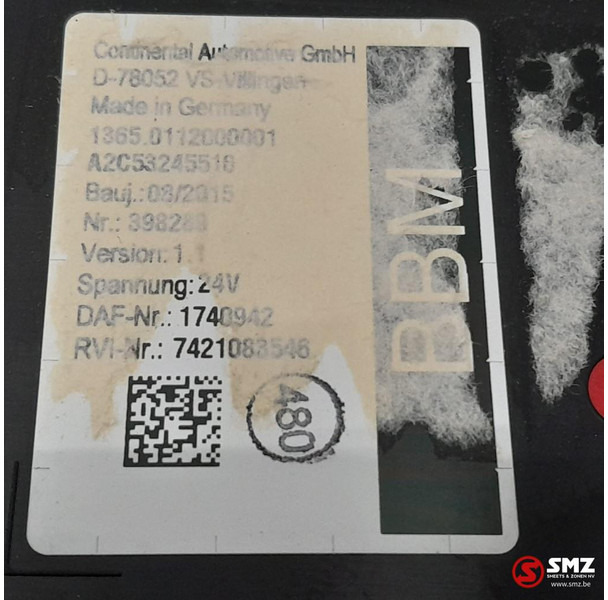 DAF Occ ECU BBM regeleenheid DAF - ECU for Truck: picture 5 DAF Occ ECU BBM regeleenheid DAF - ECU for Truck: picture 5