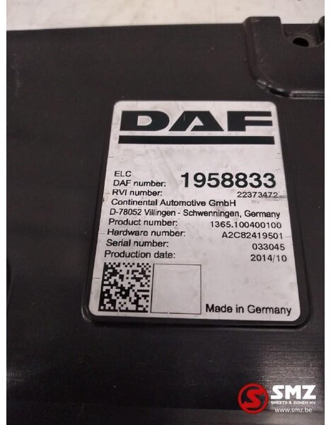 DAF Occ Ecu ELC DAF XF Euro 6 1958833 - ECU for Truck: picture 2 DAF Occ Ecu ELC DAF XF Euro 6 1958833 - ECU for Truck: picture 2
