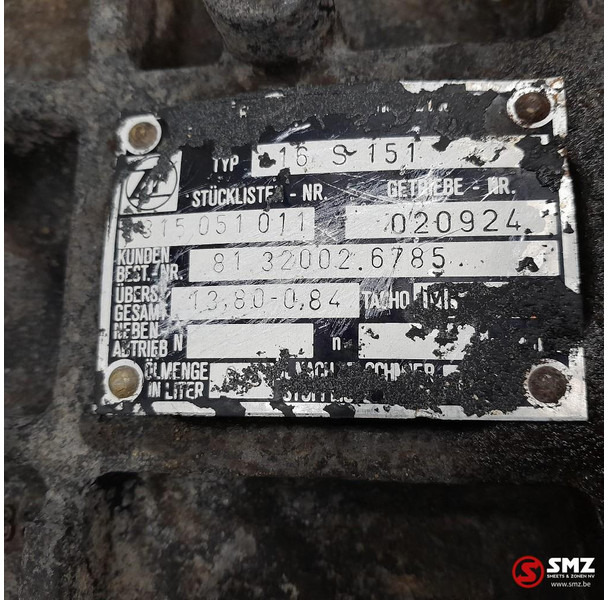 Gearbox for Truck MAN Occ versnellingsbakhuis 16S151 MAN: picture 6 Gearbox for Truck MAN Occ versnellingsbakhuis 16S151 MAN: picture 6