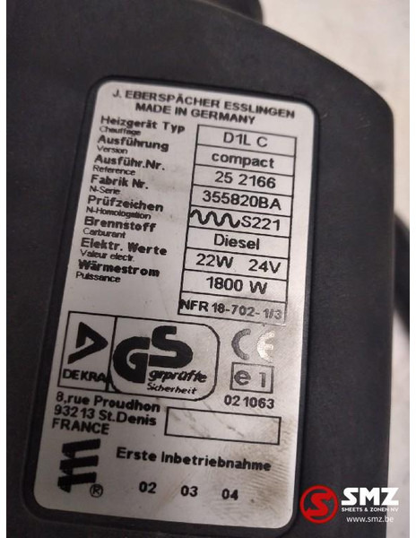 Scania Occ standverwarming D1LC - Heating/ Ventilation for Truck: picture 3 Scania Occ standverwarming D1LC - Heating/ Ventilation for Truck: picture 3