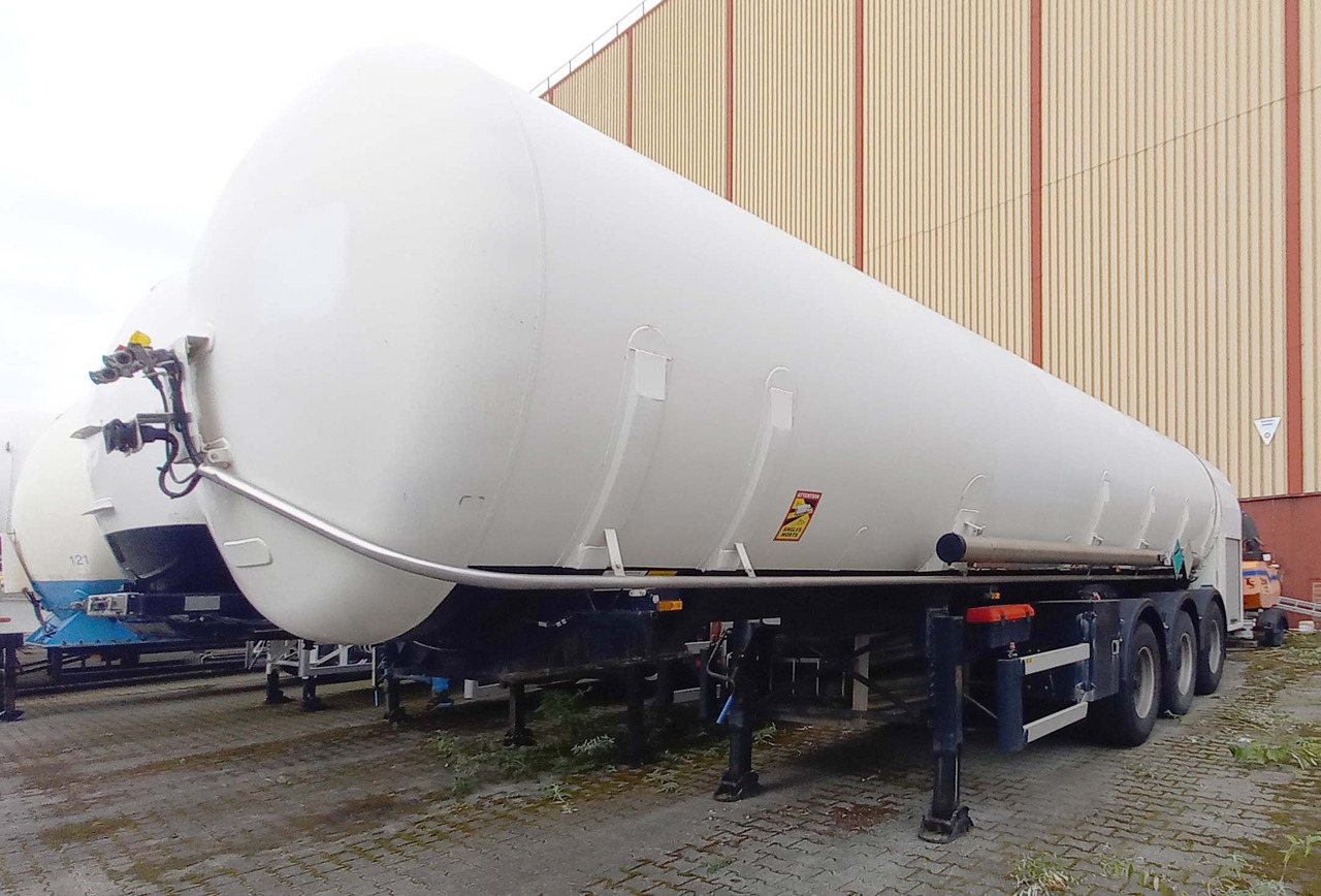 GOFA Gas tank semi-trailer cryogenic used for nitrogen, argon, oxygen, LIN, LOX, LAR - Tanker semi-trailer: picture 2 GOFA Gas tank semi-trailer cryogenic used for nitrogen, argon, oxygen, LIN, LOX, LAR - Tanker semi-trailer: picture 2