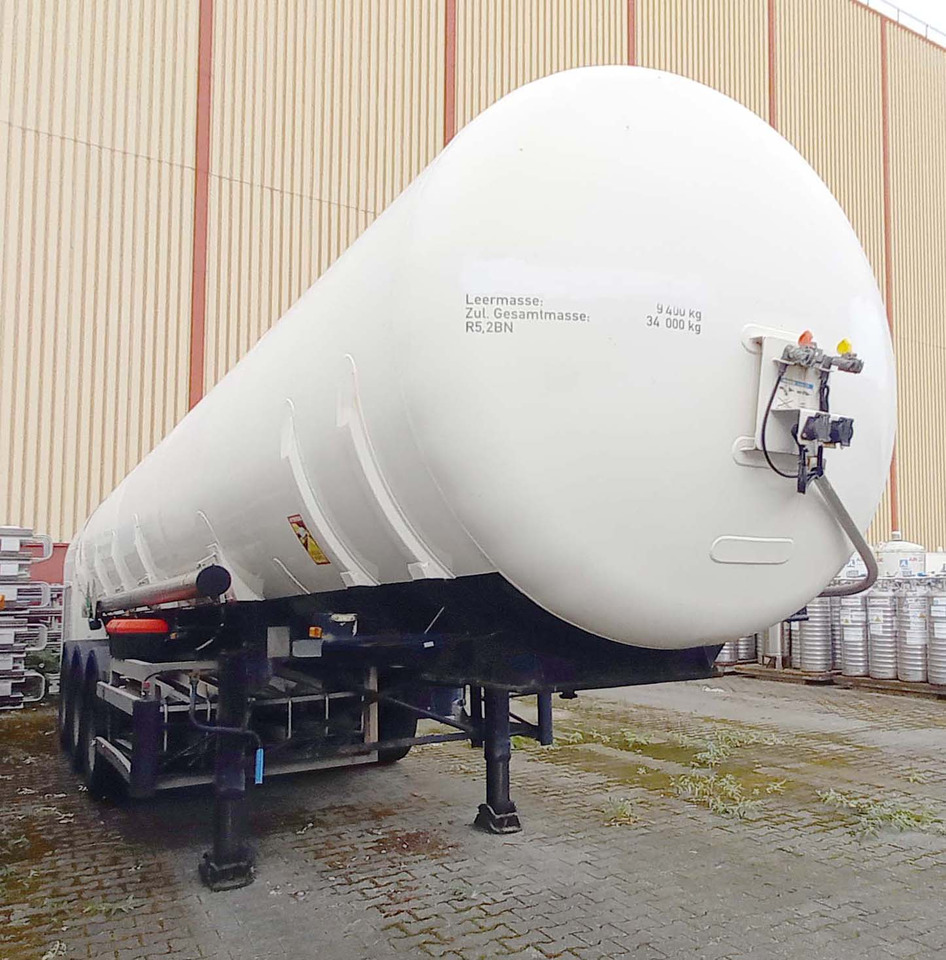 GOFA Gas tank semi-trailer cryogenic used for nitrogen, argon, oxygen, LIN, LOX, LAR - Tanker semi-trailer: picture 1 GOFA Gas tank semi-trailer cryogenic used for nitrogen, argon, oxygen, LIN, LOX, LAR - Tanker semi-trailer: picture 1