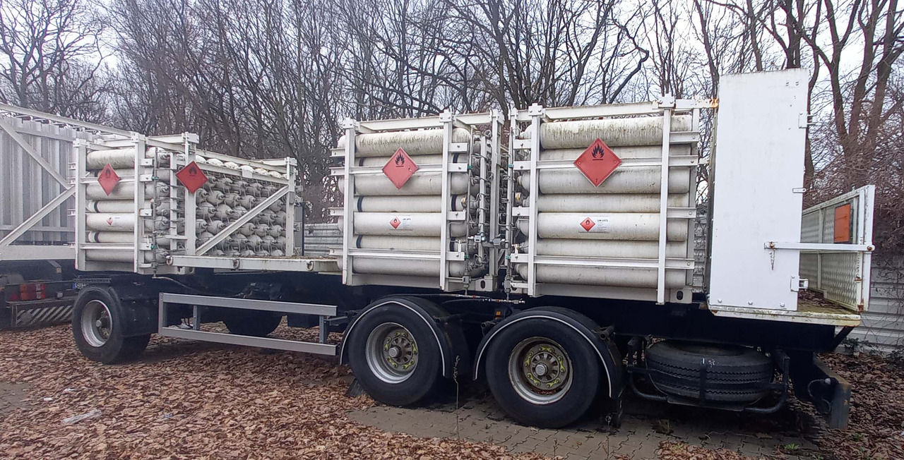 SAMRO Gas semi-trailer tube used for CNG Methane Erdgas 200 Bar - Trailer: picture 2 SAMRO Gas semi-trailer tube used for CNG Methane Erdgas 200 Bar - Trailer: picture 2