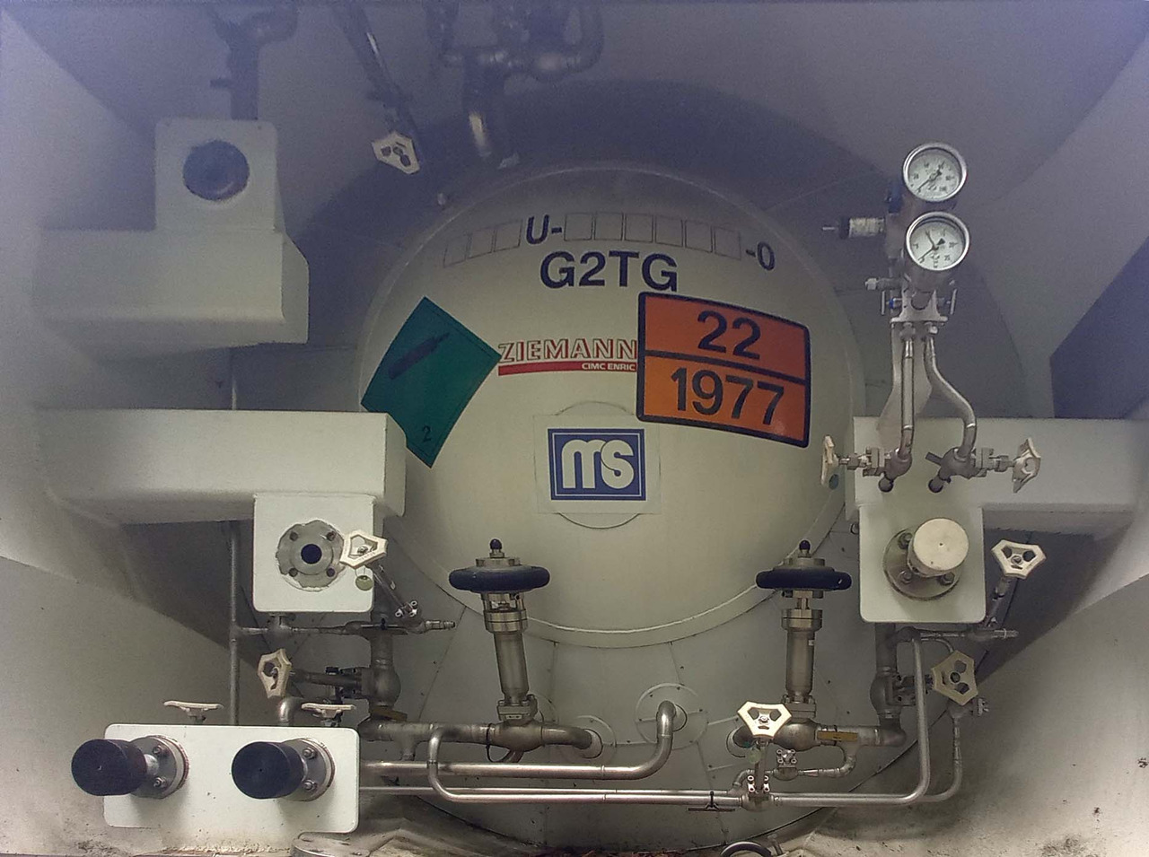 Tanker semi-trailer Ziemann LNG Methan Gas Cryogenic tank container 40ft tank: picture 6