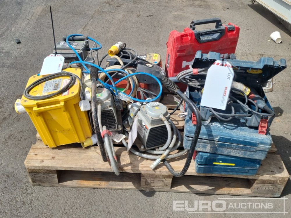 110Volt Transformer, 110Volt Vacuum Pump (3 of), 110Volt Hand Held Floor Sander, Cable Avoidance Tool Signal Detector - Construction equipment: picture 5 110Volt Transformer, 110Volt Vacuum Pump (3 of), 110Volt Hand Held Floor Sander, Cable Avoidance Tool Signal Detector - Construction equipment: picture 5