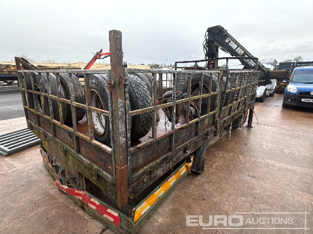 14' x 8' Dropside Body, Hiab 090 Crane - Flatbed body: picture 5 14' x 8' Dropside Body, Hiab 090 Crane - Flatbed body: picture 5