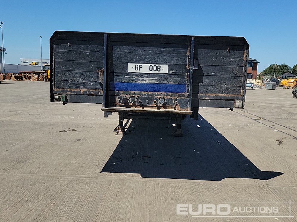 Dropside/ Flatbed semi-trailer 1999 Don-Bur Twin Axle Flatbed Trailer: picture 8